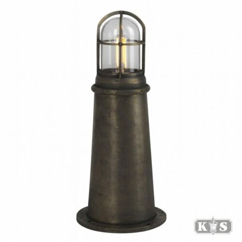 Skibslampe havn 1 antik messing