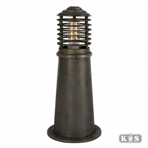 Skibslampe havn 2 antik messing