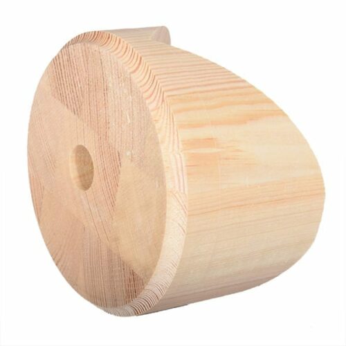 Hjørnebeslag stabil lampe fyrretræ Ø12cm