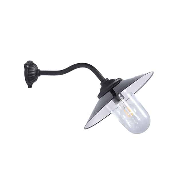 Staldlygte i støbejern 45°/45 cm