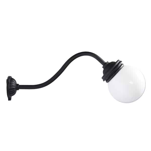 Gårdslamp­e i støbejern 45/53 cm dyb