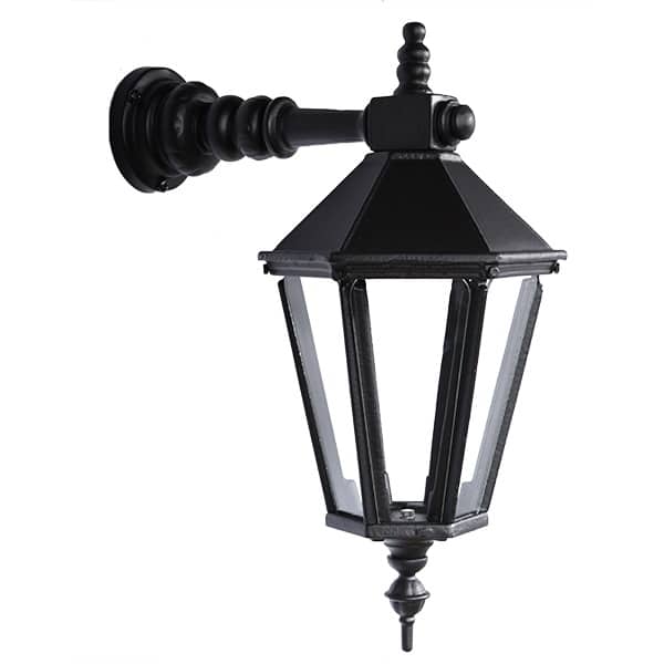 Væglygte støbejern hængende 6k H:49cm