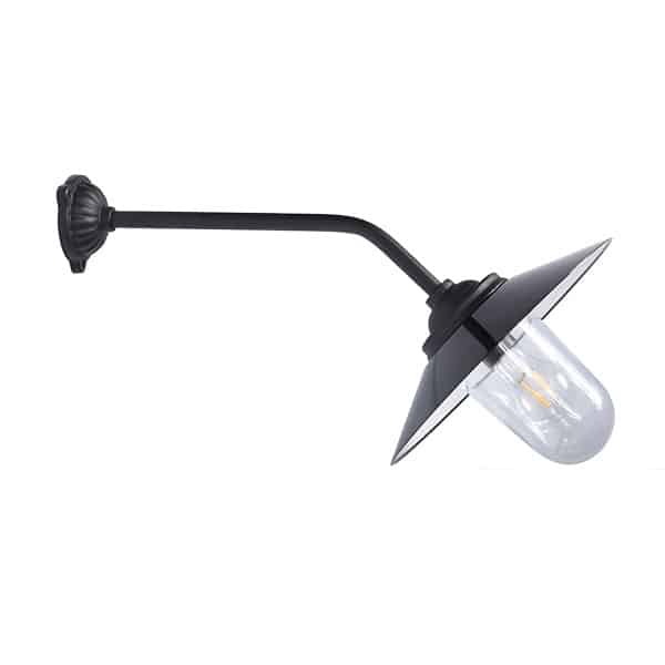 Staldlygte i støbejern 45°/53 cm