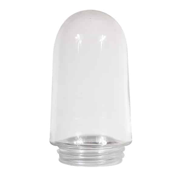 Glas til staldlampe, H:18 cm