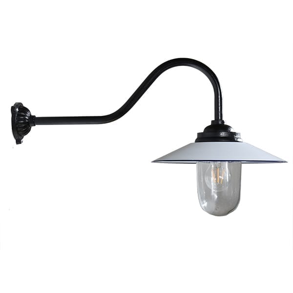 Staldlygte i støbejern 90°/62 cm