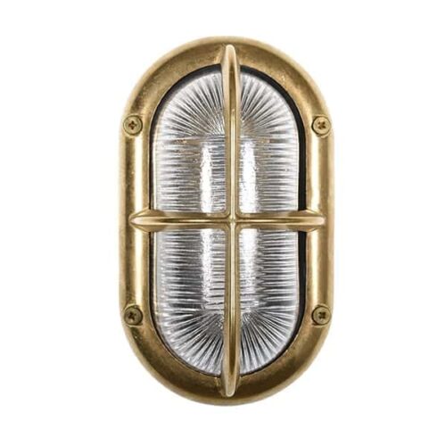 Palma de Mallorca klart glas messing