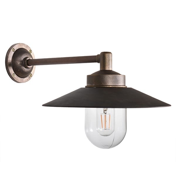 Staldlampe Falsterbo 90 antik messing/kobber